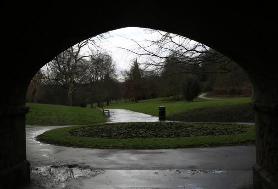 View under Addisson Rd. Bridge