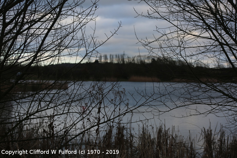 Skylarks Nature Reserve View over the gravel pits.